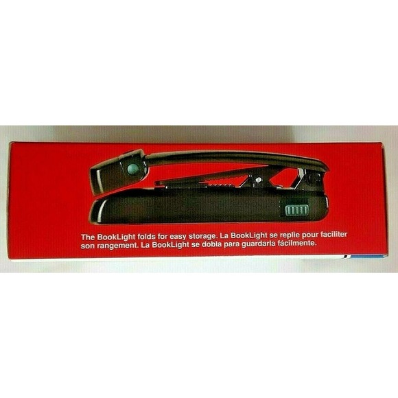 EZ Reader Book Light - Adjustable Folding Clip-On, Battery Operated Reading Lite - Picture 1 of 3
